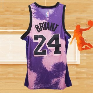Camiseta Los Angeles Lakers Kobe Bryant NO 24 Fashion Royalty Violeta