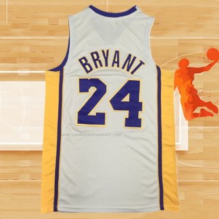Camiseta Los Angeles Lakers Kobe Bryant NO 24 Hardwood Classics 2008-09 Blanco