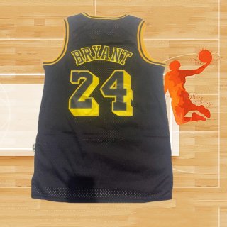 Camiseta Los Angeles Lakers Kobe Bryant NO 24 Hardwood Classics Negro