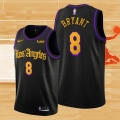 Camiseta Los Angeles Lakers Kobe Bryant NO 8 Ciudad 2019-20 Negro