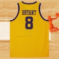 Camiseta Los Angeles Lakers Kobe Bryant NO 8 Mitchell & Ness 1957 Amarillo