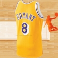 Camiseta Los Angeles Lakers Kobe Bryant NO 8 Mitchell & Ness 1996-97 Amarillo
