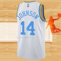 Camiseta Los Angeles Lakers Stanley Johnson NO 14 Classic 2022-23 Blanco