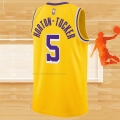 Camiseta Los Angeles Lakers Talen Horton-Tucker NO 5 Icon 2020-21 Amarillo