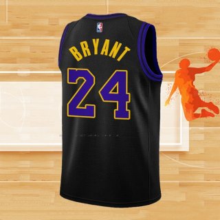 Camiseta Nino Los Angeles Lakers Kobe Bryant NO 24 Ciudad 2023-24 Negro