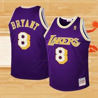 Camiseta Nino Los Angeles Lakers Kobe Bryant NO 8 Retro Violeta