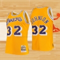 Camiseta Nino Los Angeles Lakers Magic Johnson NO 32 Mitchell & Ness 1984-85 Amarillo