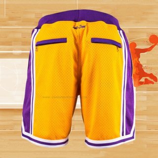Pantalone Los Angeles Lakers Just Don Amarillo