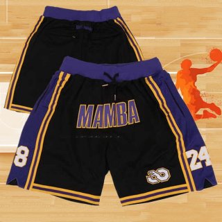 Pantalone Los Angeles Lakers Mamba Violeta Negro