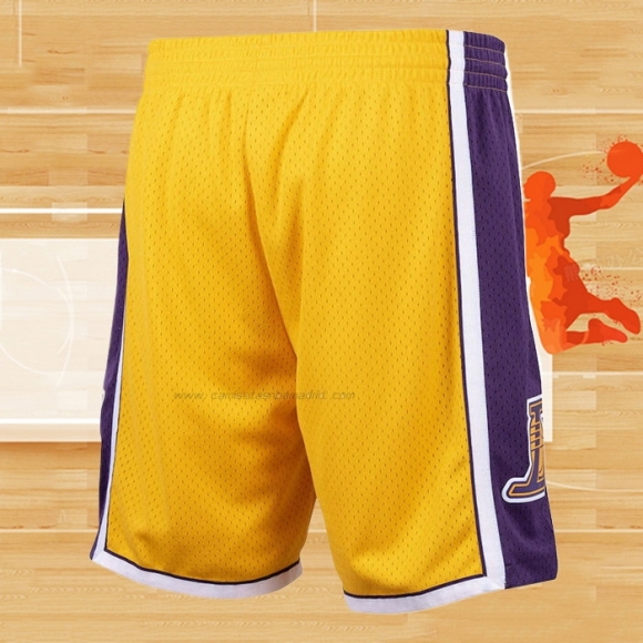 Pantalone Los Angeles Lakers Mitchell & Ness 2009-10 Amarillo