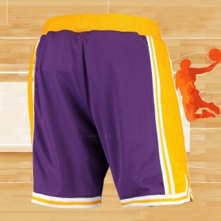 Pantalone Los Angeles Lakers Mitchell & Ness Violeta