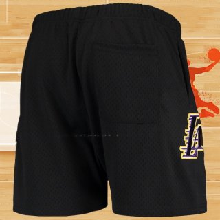 Pantalone Los Angeles Lakers Pro Standard Mesh Capsule Negro