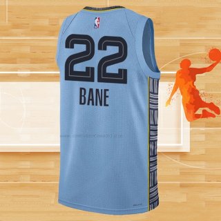 Camiseta Memphis Grizzlies Desmond Bane NO 22 Statement 2022-23 Azul