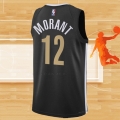 Camiseta Memphis Grizzlies Ja Morant NO 12 Ciudad 2023-24 Negro