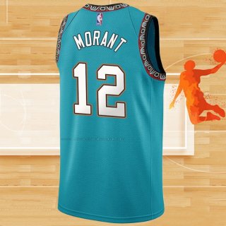 Camiseta Memphis Grizzlies Ja Morant NO 12 Classic Retro Verde