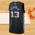 Camiseta Memphis Grizzlies Jaren Jackson JR. NO 13 Ciudad 2022-23 Negro