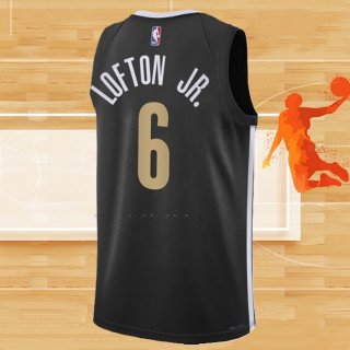 Camiseta Memphis Grizzlies Kenneth Lofton JR. NO 6 Ciudad 2023-24 Negro