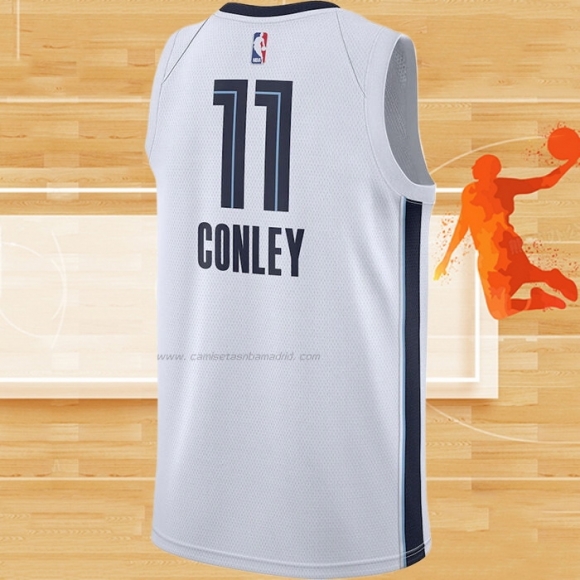 Camiseta Memphis Grizzlies Mike Conley NO 11 Association Blanco