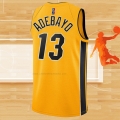 Camiseta Miami Heat Bam Adebayo NO 13 Earned 2020-21 Oro