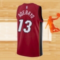 Camiseta Miami Heat Bam Adebayo NO 13 Statement Rojo