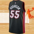 Camiseta Miami Heat Duncan Robinson NO 55 Icon 2020-21 Negro