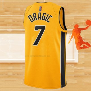 Camiseta Miami Heat Goran Dragic NO 7 Earned 2020-21 Oro