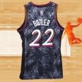 Camiseta Miami Heat Jimmy Butler NO 22 Fashion Royalty Negro