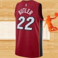 Camiseta Miami Heat Jimmy Butler NO 22 Statement Rojo