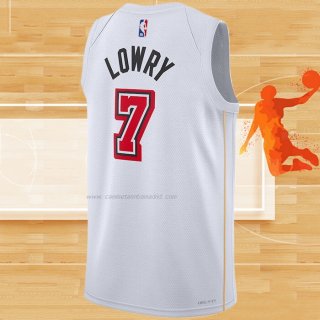 Camiseta Miami Heat Kyle Lowry NO 7 Ciudad 2022-23 Blanco