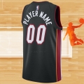 Camiseta Miami Heat Personalizada Icon Negro