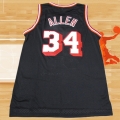 Camiseta Miami Heat Ray Allen NO 34 Mitchell & Ness 2012-13 Negro