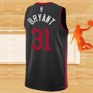 Camiseta Miami Heat Thomas Bryant NO 31 Ciudad 2023-24 Negro