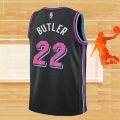 Camiseta Nino Miami Heat Jimmy Butler NO 22 Ciudad Negro