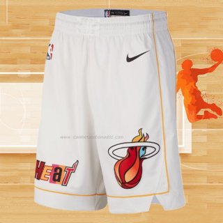 Pantalone Miami Heat Ciudad 2022-23 Blanco