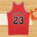 Camiseta Chicago Bulls Michael Jordan NO 23 Hardwood Classics Throwback 1997-1998 Rojo