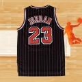 Camiseta Chicago Bulls Michael Jordan NO 23 Retro 1995-96 Negro
