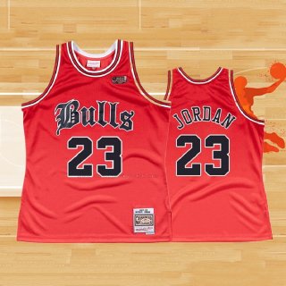 Camiseta Chicago Bulls Michael Jordan NO 23 Retro Rojo2