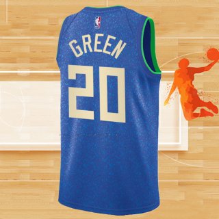 Camiseta Milwaukee Bucks A.J. Green NO 20 Ciudad 2023-24 Azul