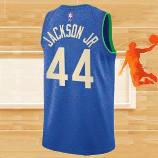 Camiseta Milwaukee Bucks Andre Jackson JR. NO 44 Ciudad 2023-24 Azul