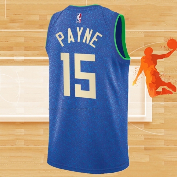 Camiseta Milwaukee Bucks Cameron Payne NO 15 Ciudad 2023-24 Azul