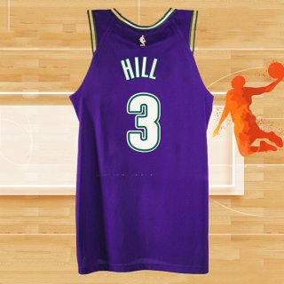 Camiseta Milwaukee Bucks George Hill NO 3 Classic 2022-23 Violeta