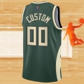 Camiseta Milwaukee Bucks Personalizada Earned 2020-21 Verde