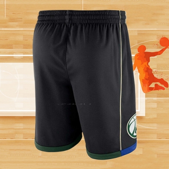 Pantalone Milwaukee Bucks 2017-18 Negro