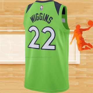 Camiseta Minnesota Timberwolves Andrew Wiggins NO 22 Statement Verde