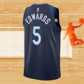 Camiseta Minnesota Timberwolves Anthony Edwards NO 5 Icon Azul