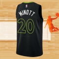 Camiseta Minnesota Timberwolves Josh Minott NO 20 Statement 2022-23 Negro