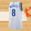 Camiseta Minnesota Timberwolves Josh Minott NO 8 Classic 2023-24 Blanco