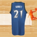 Camiseta Minnesota Timberwolves Kevin Garnett NO 21 Retro Azul