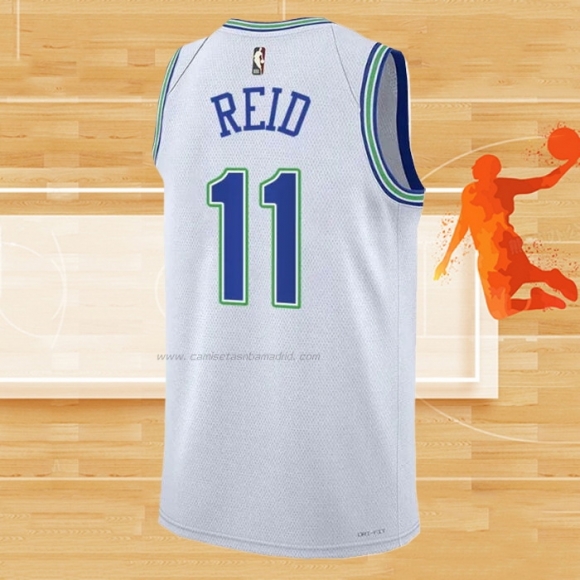 Camiseta Minnesota Timberwolves Naz Reid NO 11 Classic 2023-24 Blanco