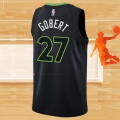 Camiseta Minnesota Timberwolves Rudy Gobert NO 27 Statement 2022-23 Negro